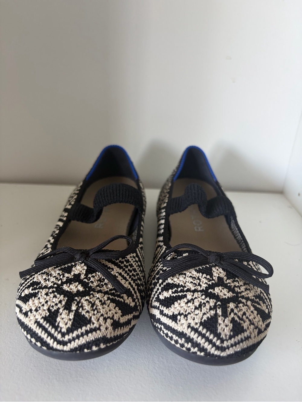 Rothy's Kids Bow Mary Jane in "Black Mosaic" Size 13 - Picture 5 of 6